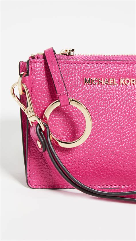 michael kors pale pink coin purse|Michael Kors small coin purse.